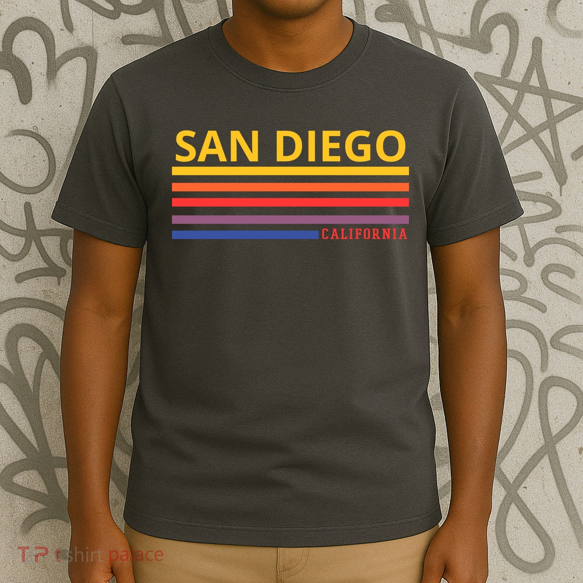 San Diego California Retro T-Shirt