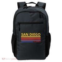 San Diego California Retro Backpack thumb 0