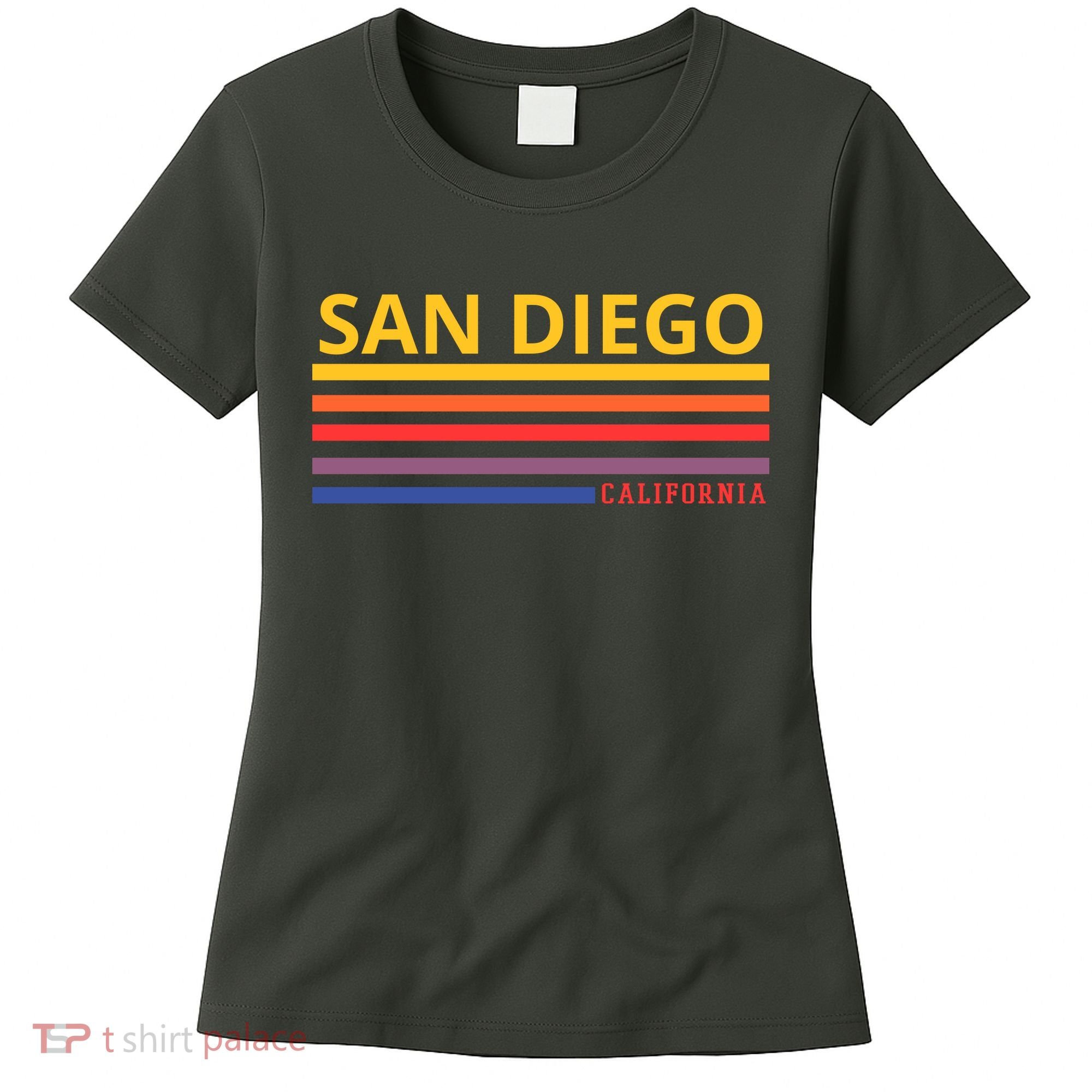 San Diego California Retro Women's T-Shirt