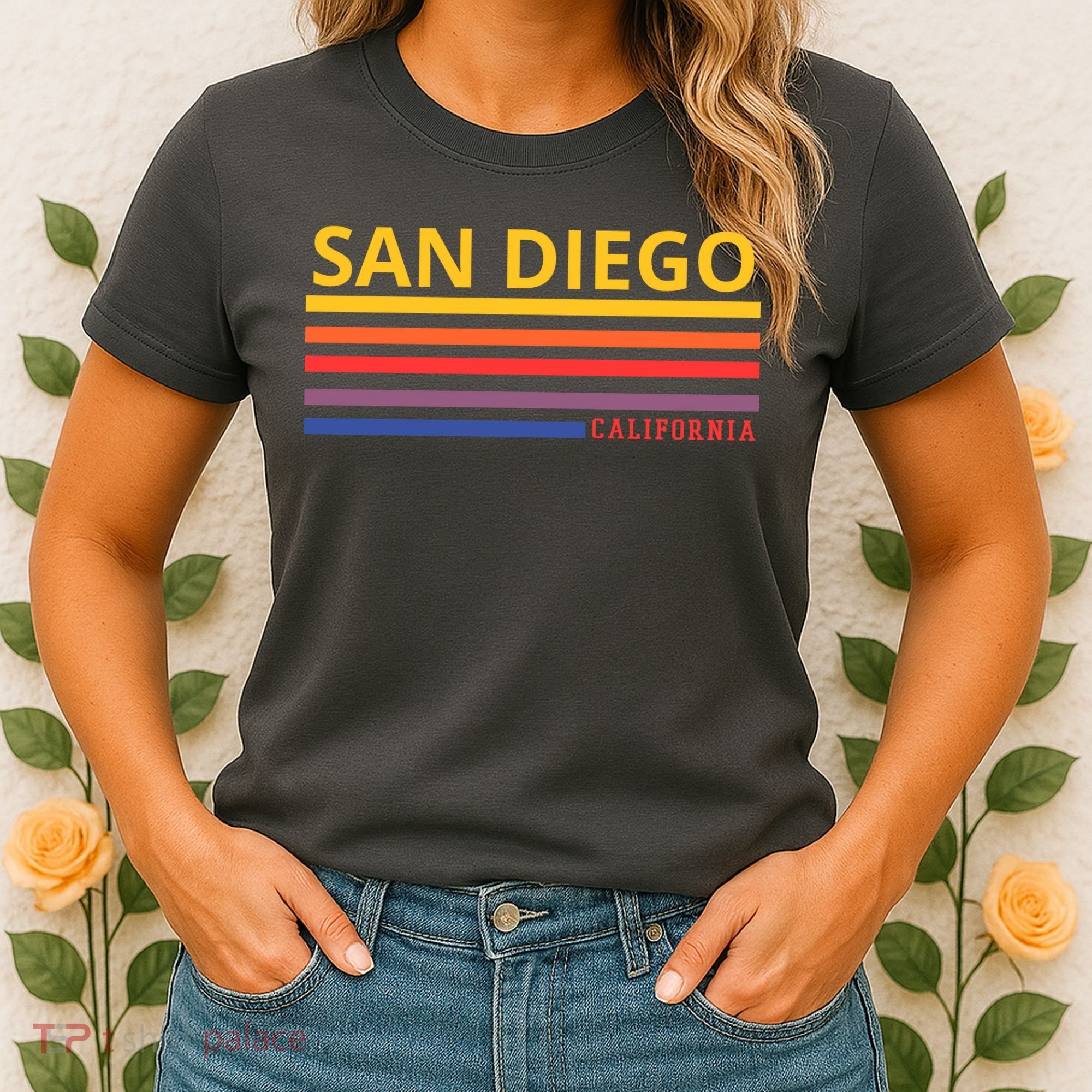 San Diego California Retro Women's T-Shirt