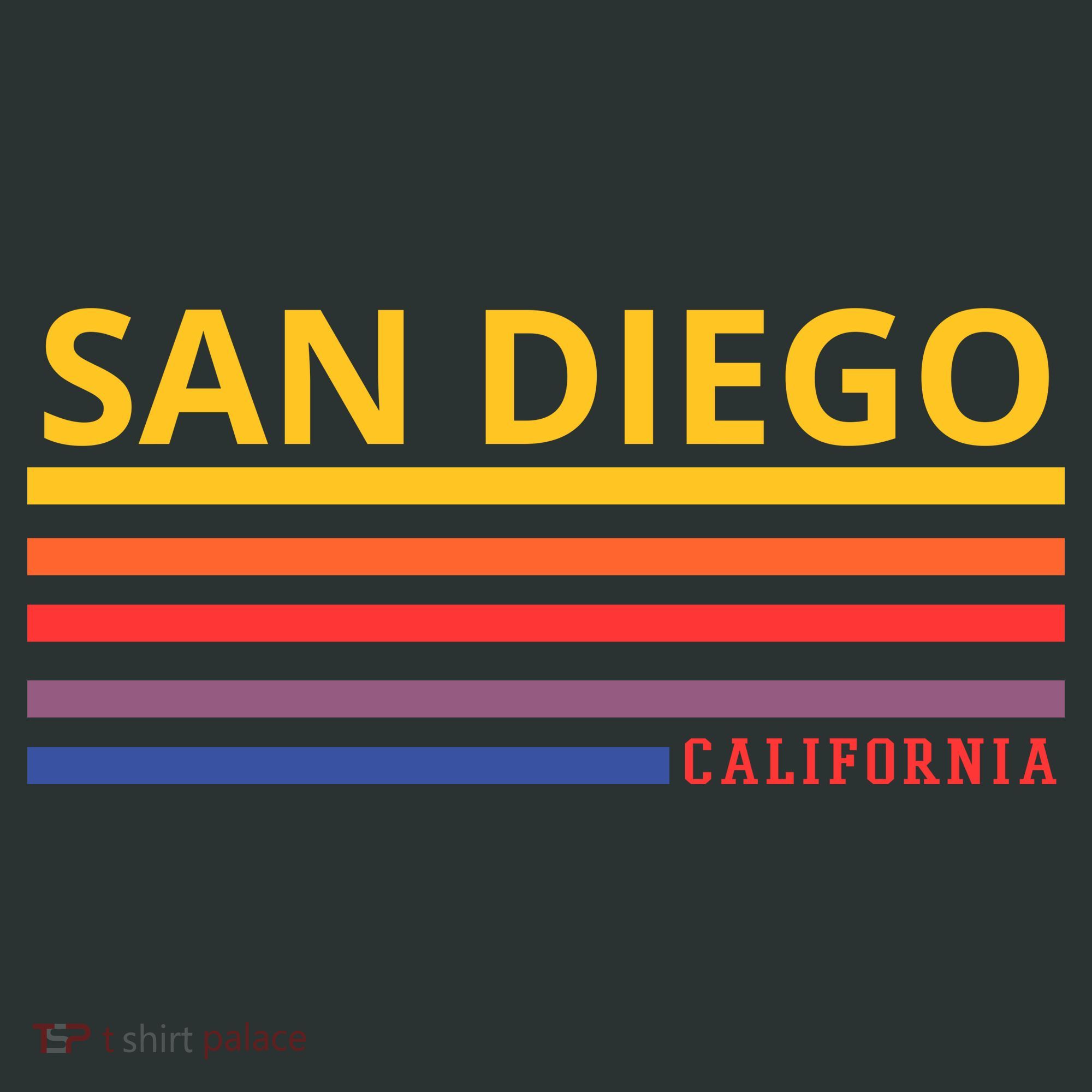 San Diego California Retro Women's T-Shirt