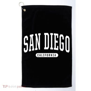 San Diego Cool Gift Funny Gift College University Style Sd Ca Golf Towel