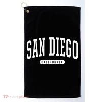 San Diego Cool Gift Funny Gift College University Style Sd Ca Golf Towel thumb 0