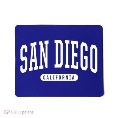 San Diego Cool Gift Funny Gift College University Style Sd Ca Mousepad