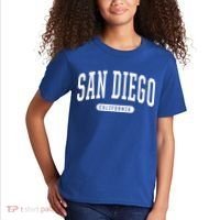 San Diego Cool Gift Funny Gift College University Style Sd Ca Kids T-Shirt thumb 2