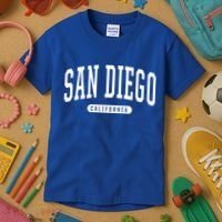 San Diego Cool Gift Funny Gift College University Style Sd Ca Kids T-Shirt thumb 3