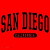 San Diego Cool Gift Funny Gift College University Style Sd Ca Santa Hat thumb 1