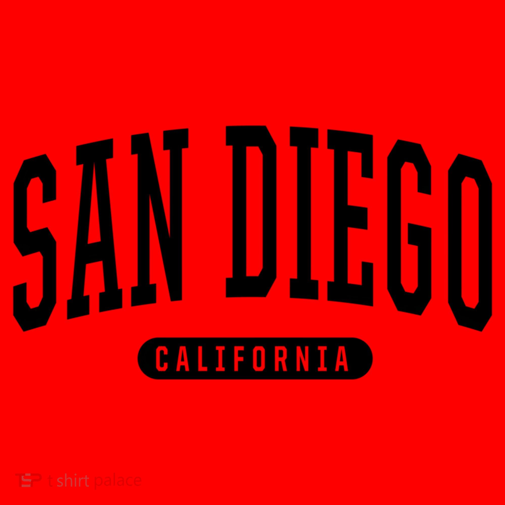 San Diego Cool Gift Funny Gift College University Style Sd Ca Santa Hat
