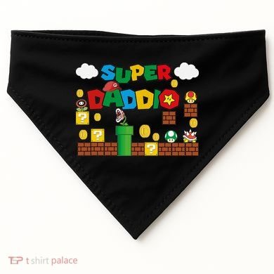Super Daddio Cool Design USA-Made Doggie Bandana
