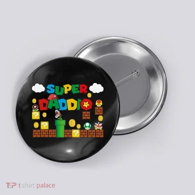 Super Daddio Cool Design Button