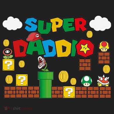 Super Daddio Cool Design Urban Oversized Heavyweight T-Shirt