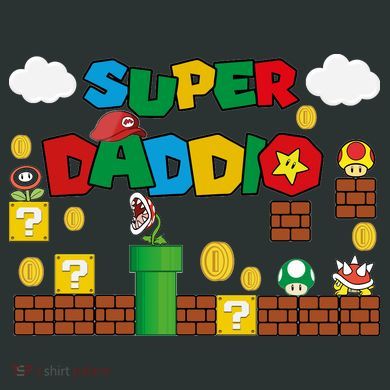 Super Daddio Cool Design Infant Baby Jersey Bodysuit