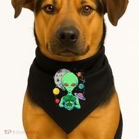 Space Day Celebration Cosmic Alien Tree Of Life Earth Day USA-Made Doggie Bandana thumb 1