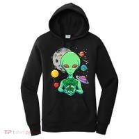 Space Day Celebration Cosmic Alien Tree Of Life Earth Day Women's Hoodie thumb 0