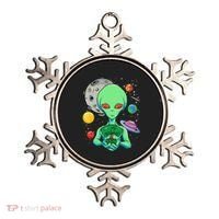 Space Day Celebration Cosmic Alien Tree Of Life Earth Day Ornament thumb 0