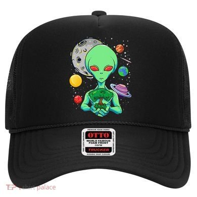 Space Day Celebration Cosmic Alien Tree Of Life Earth Day Hat
