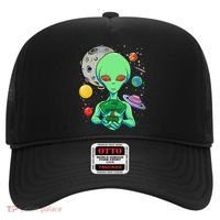 Space Day Celebration Cosmic Alien Tree Of Life Earth Day Hat thumb 0