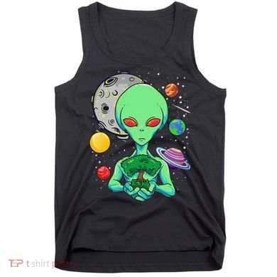Space Day Celebration Cosmic Alien Tree Of Life Earth Day Tank Top