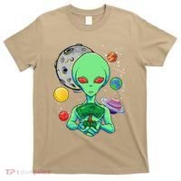 Space Day Celebration Cosmic Alien Tree Of Life Earth Day T-Shirt thumb 0