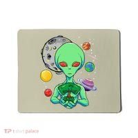Space Day Celebration Cosmic Alien Tree Of Life Earth Day Mousepad thumb 0