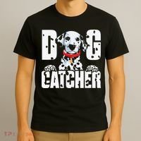 Soft Dog Catcher Costume Dalmatian Easy Family T-Shirt thumb 3