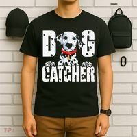 Soft Dog Catcher Costume Dalmatian Easy Family T-Shirt thumb 6