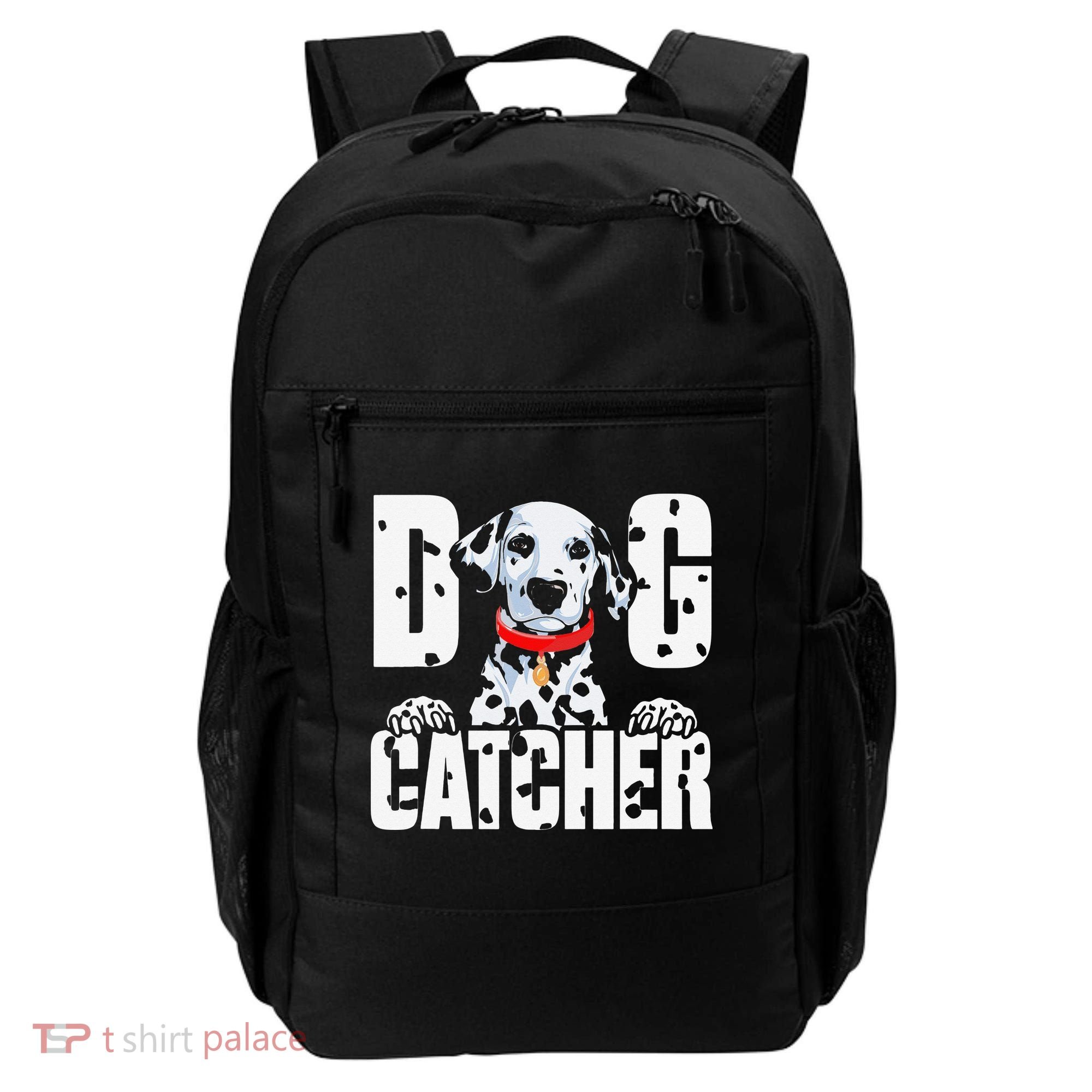 Soft Dog Catcher Costume Dalmatian Easy Family Backpack
