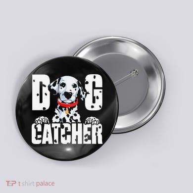 Soft Dog Catcher Costume Dalmatian Easy Family Button