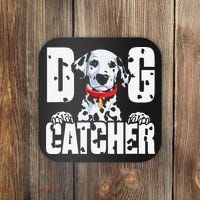 Soft Dog Catcher Costume Dalmatian Easy Family Coaster thumb 0