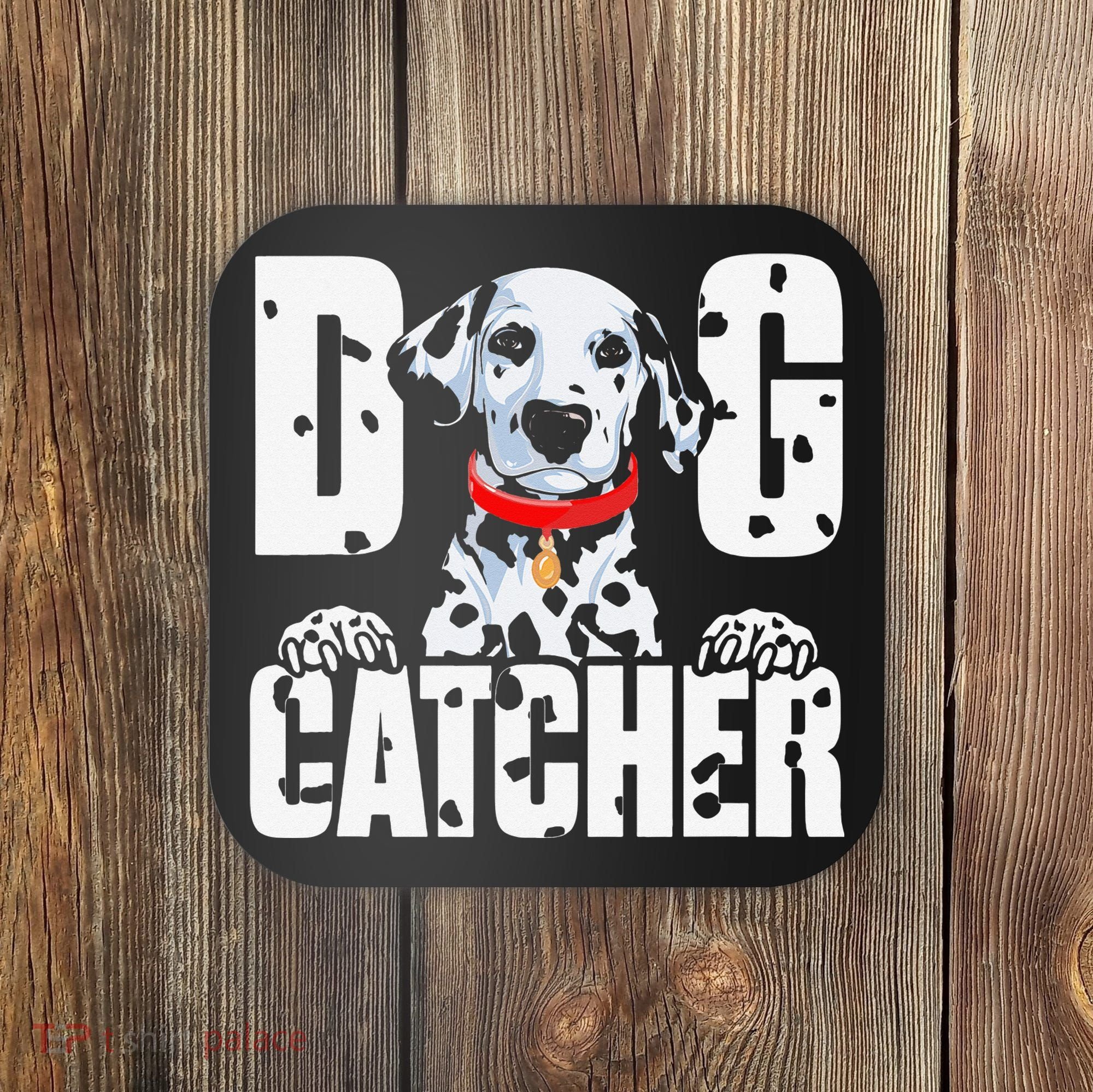 Soft Dog Catcher Costume Dalmatian Easy Family Coaster