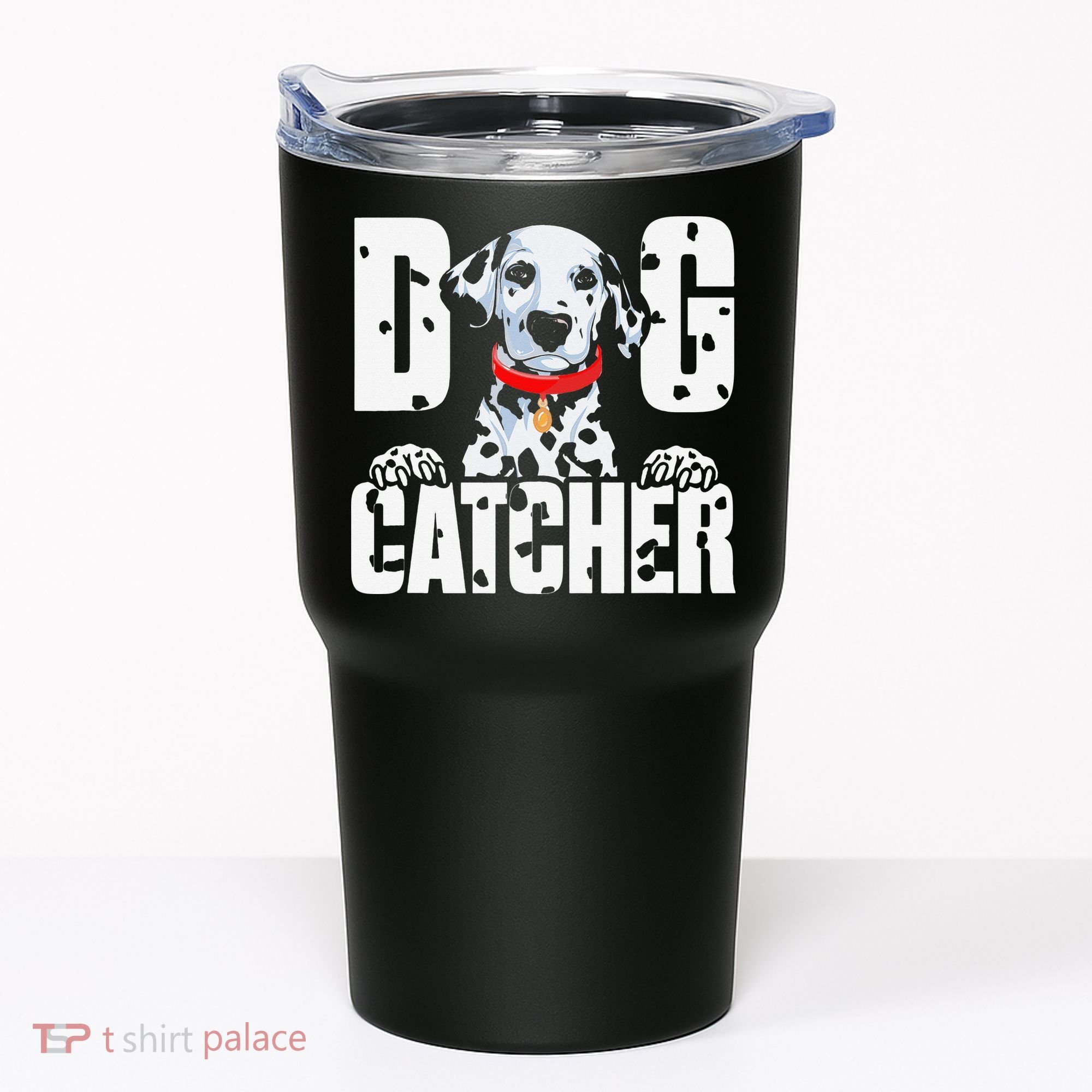 Soft Dog Catcher Costume Dalmatian Easy Family Tumbler