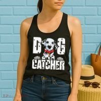 Soft Dog Catcher Costume Dalmatian Easy Family Women's Tank Top thumb 2