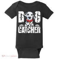 Soft Dog Catcher Costume Dalmatian Easy Family Baby Bodysuit thumb 0