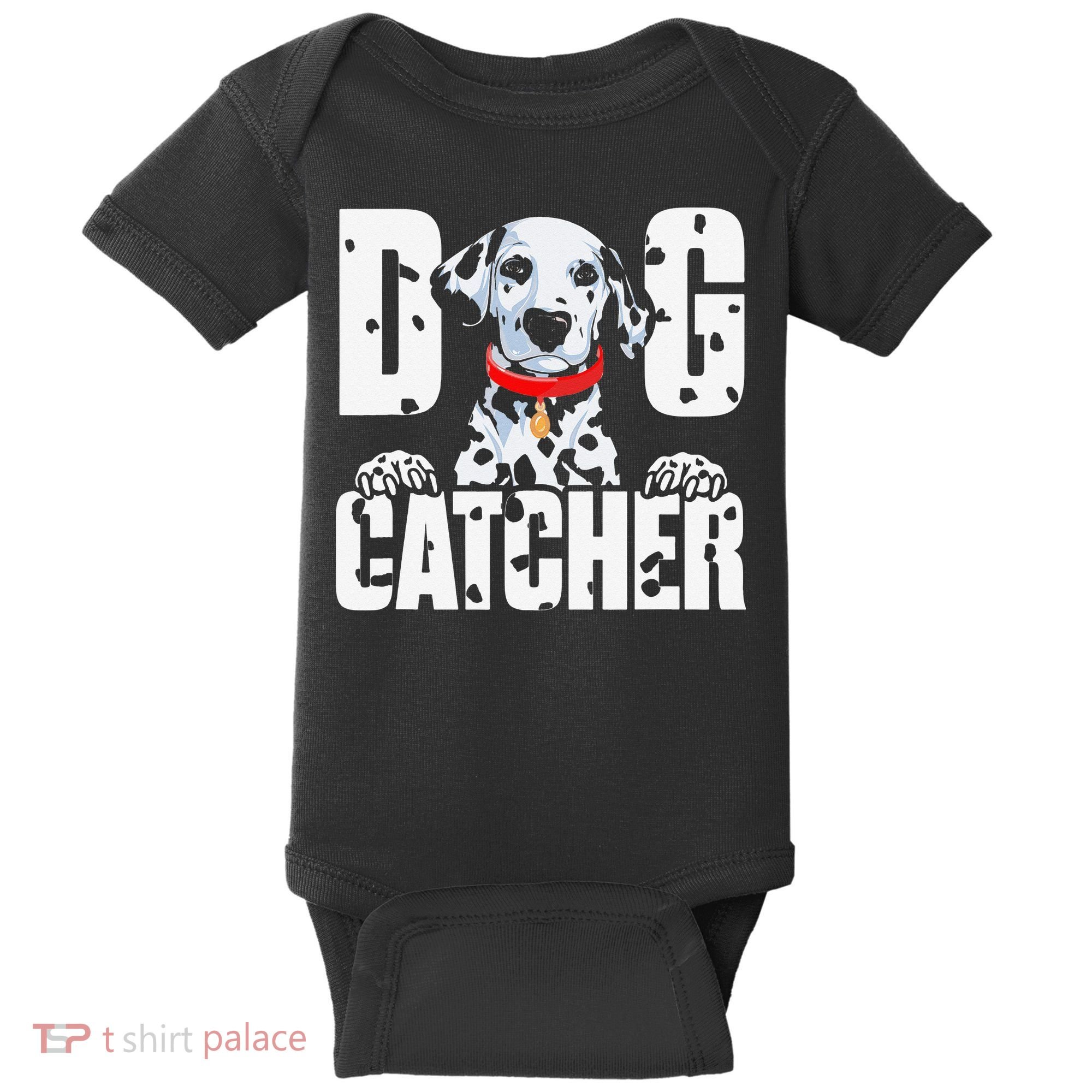 Soft Dog Catcher Costume Dalmatian Easy Family Baby Bodysuit