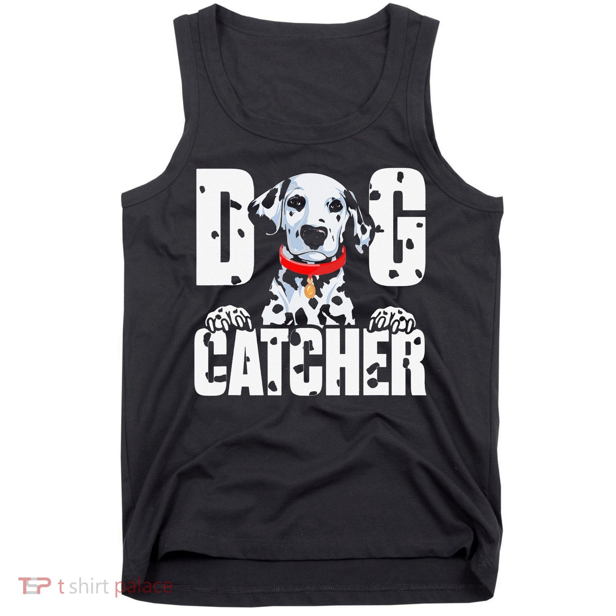 Soft Dog Catcher Costume Dalmatian Easy Family Tank Top
