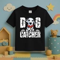 Soft Dog Catcher Costume Dalmatian Easy Family Toddler T-Shirt thumb 3