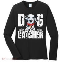 Soft Dog Catcher Costume Dalmatian Easy Family Women's Long Sleeve Shirt thumb 0