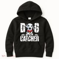 Soft Dog Catcher Costume Dalmatian Easy Family Kids Hoodie thumb 0