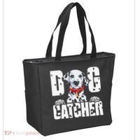 Soft Dog Catcher Costume Dalmatian Easy Family Tote Bag thumb 2