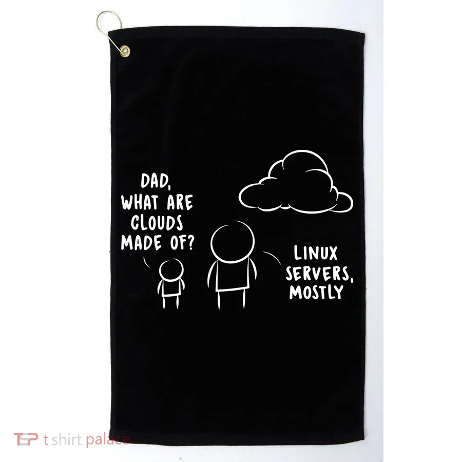 Software Developer Computer Engineer Nerd Funny Programmer Short Sleeve Golf Towel