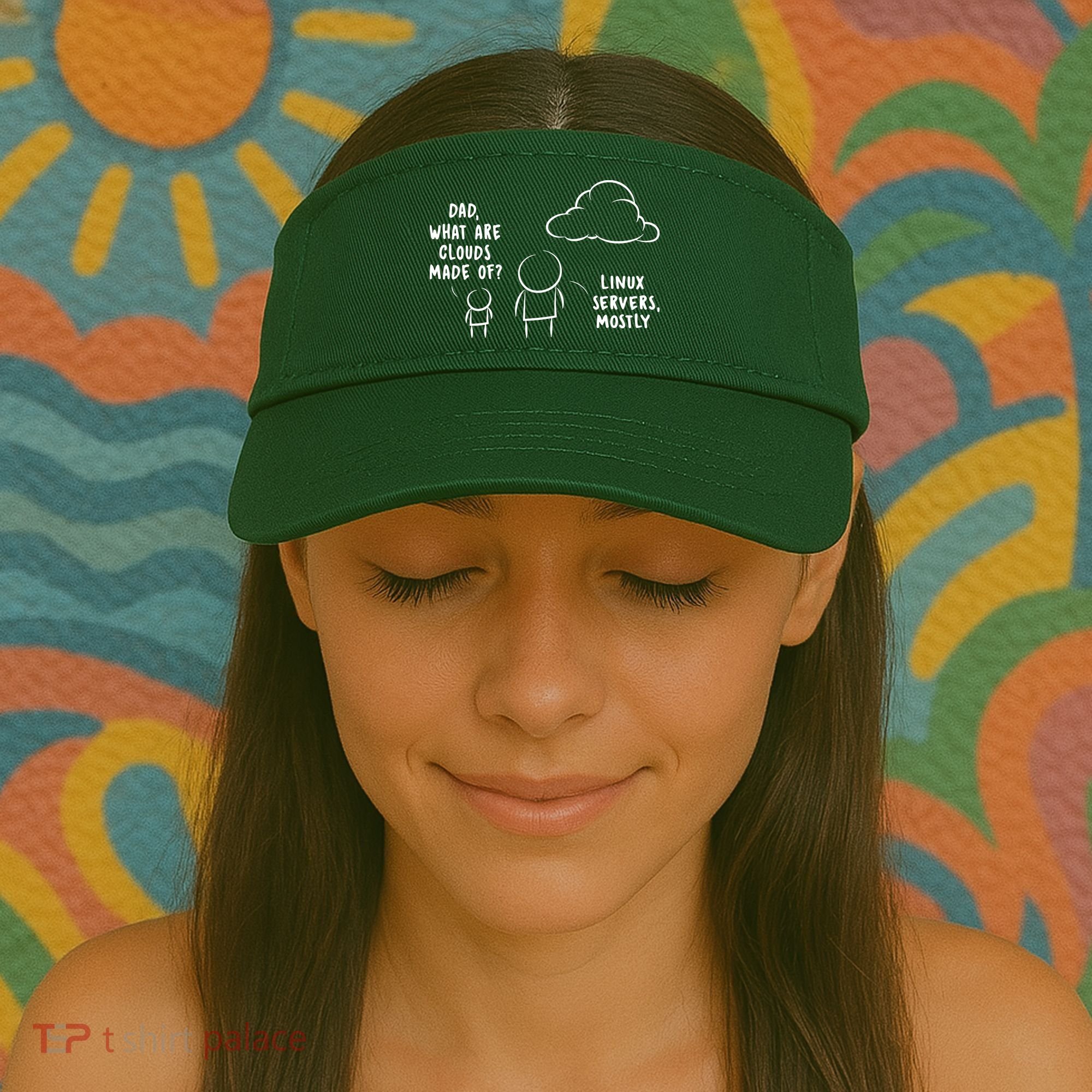Software Developer Computer Engineer Nerd Funny Programmer Short Sleeve Visor