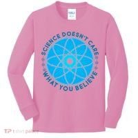 Science Doesn't Care What You Believe Kids Long Sleeve Shirt thumb 0