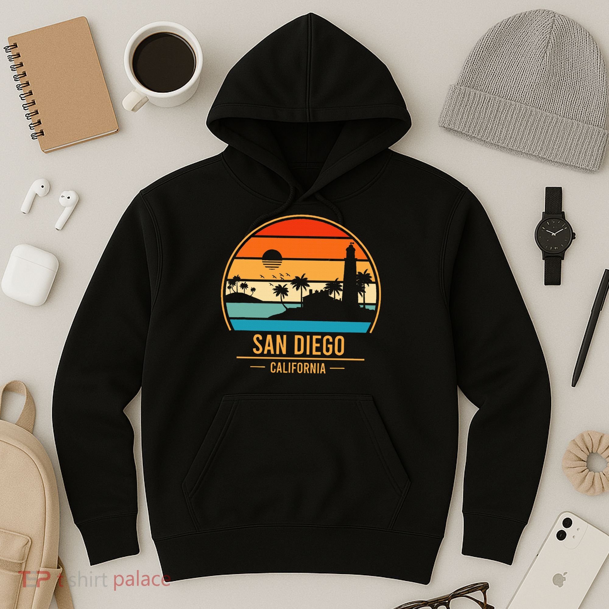 San Diego California Ca Hoodie