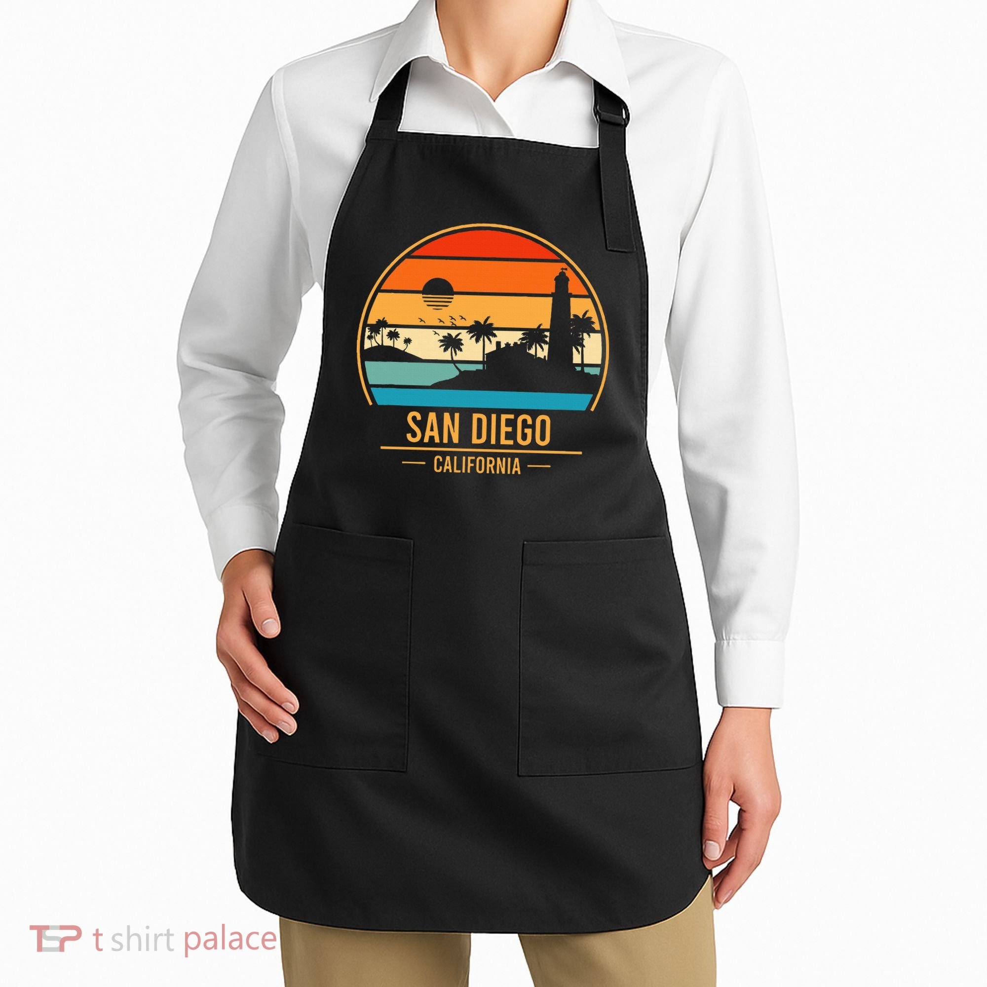 San Diego California Ca Apron