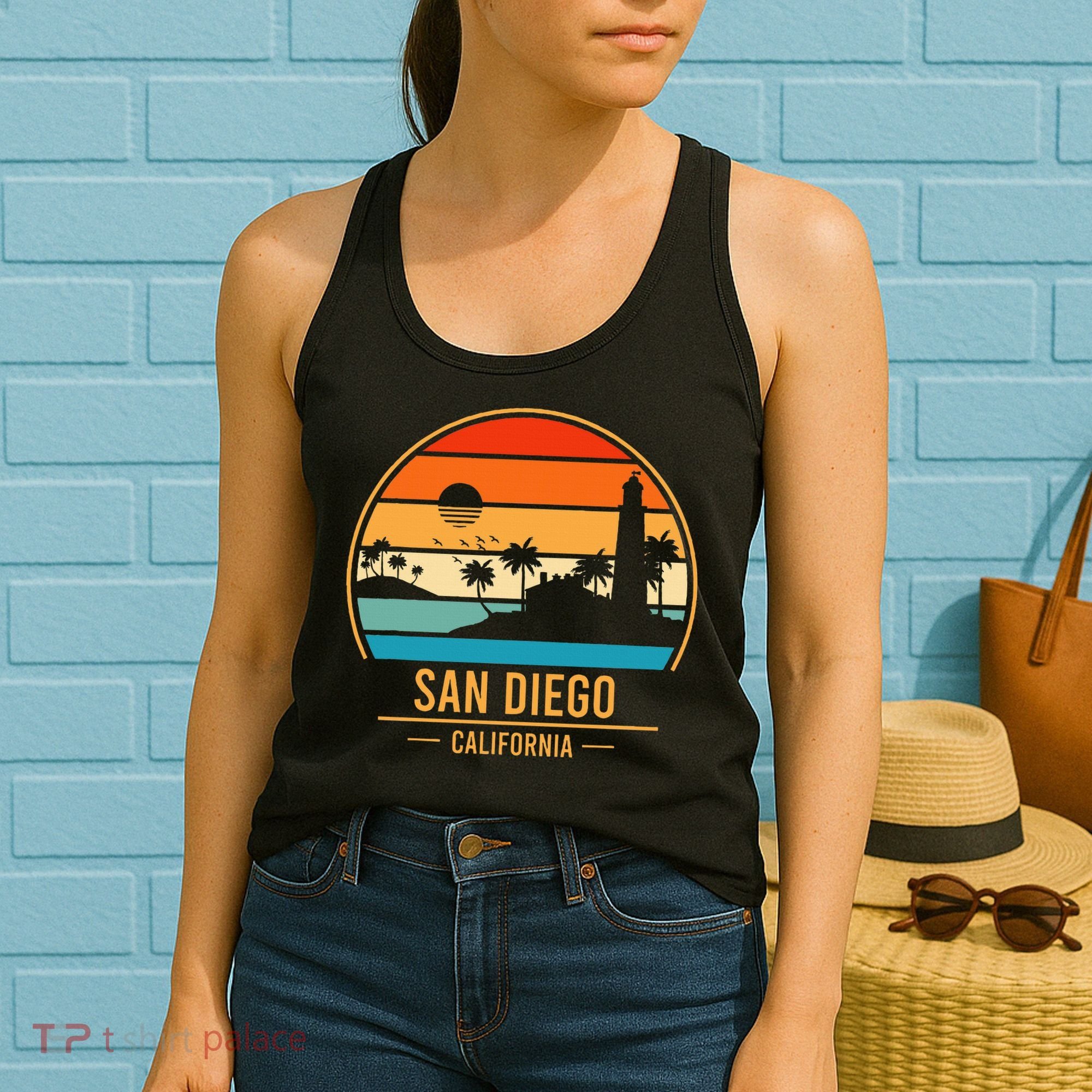 San Diego California Ca Women's Tank Top
