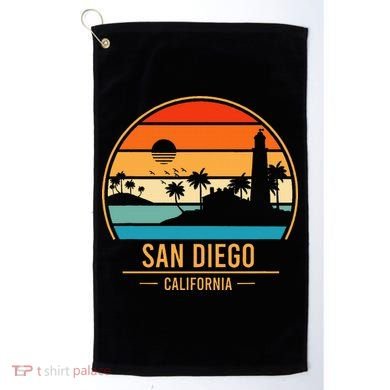 San Diego California Ca Golf Towel