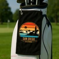 San Diego California Ca Golf Towel thumb 2