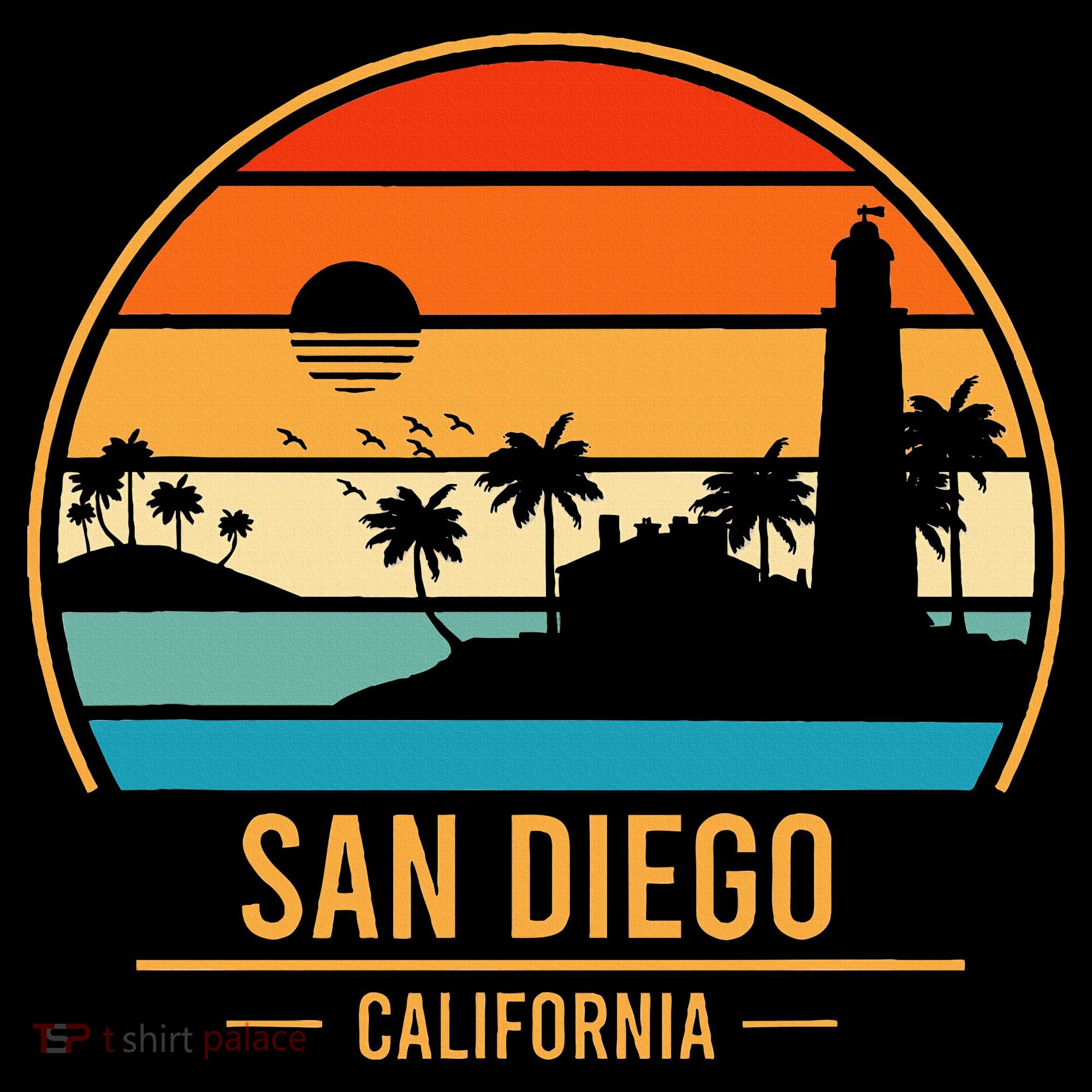 San Diego California Ca Women's Long Sleeve Shirt