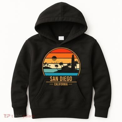 San Diego California Ca Kids Hoodie