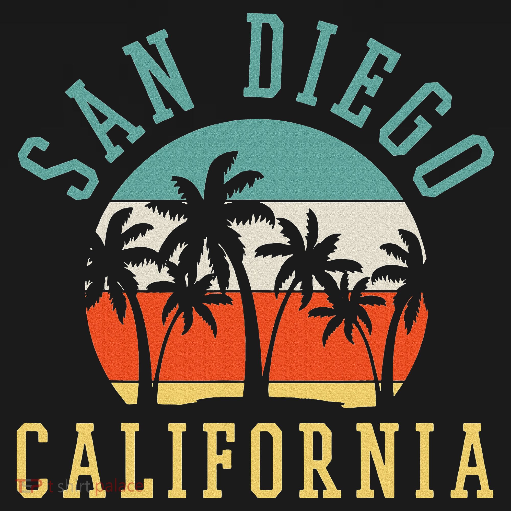 San Diego California Summer Vacation Retro Sweatshirt